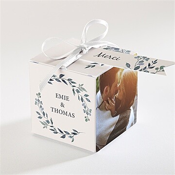 Boîte de dragées mariage bel eclat