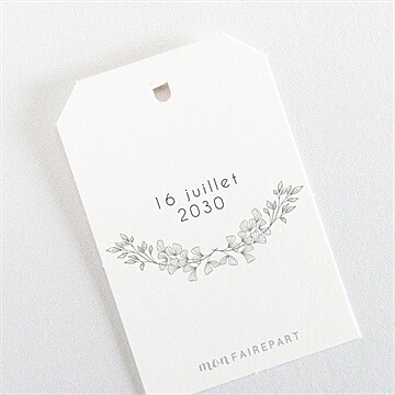 Etiquette mariage festivités - Dos de l'étiquette