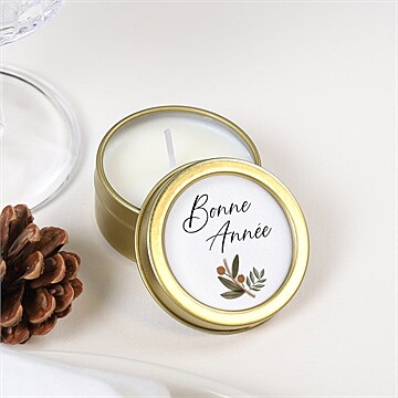 Bougie noël petite déco - Mise en situation