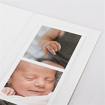 Faire-part naissance jolis petits détail photomaton - Détail du faire-part