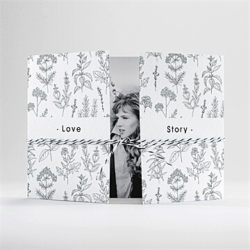 Faire-part mariage love & co 2 volets