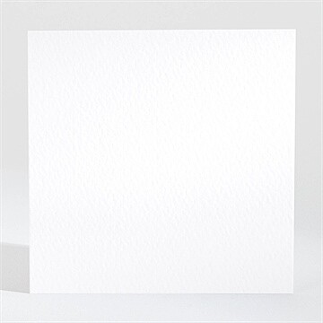 Remerciement mariage vierge 9,5 cm x 9,5cm - Dos de la carte