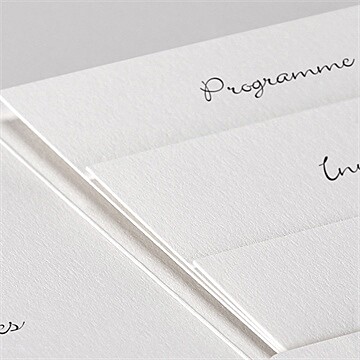 Faire-part mariage let's dream ! pocketfold - Détail du faire-part