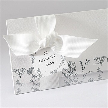 Faire-part mariage love & co pochette - Détail du faire-part