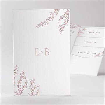 Faire-part mariage sous le saule pocketfold