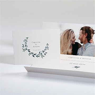 Faire-part mariage rien que nous pochette - Intérieur du faire-part