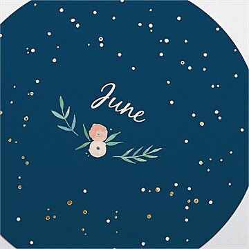 Faire-part naissance belle photo dorure - Détail du faire-part
