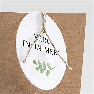 Boîte de dragées communion illustration végétale étui - Détail de la boîte
