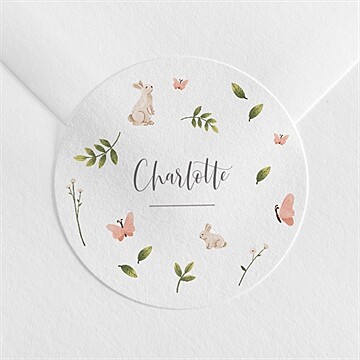 Sticker naissance champetre