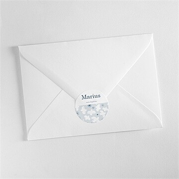 Sticker baptême horizons - Mise en situation