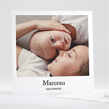 Remerciement naissance petite beauté