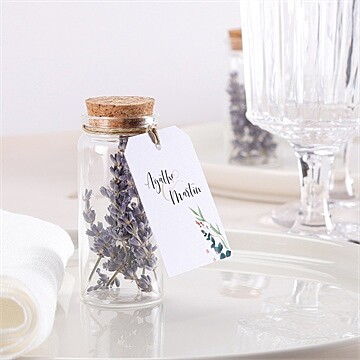 Mignonette mariage bouquet ardent étiquette - Mise en situation