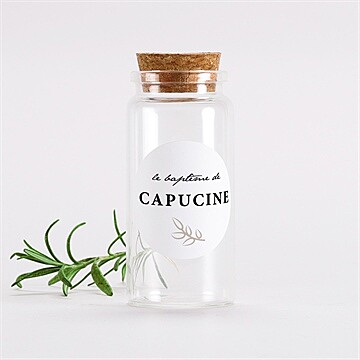 Mignonette baptême photos miniatures sticker - Mise en situation