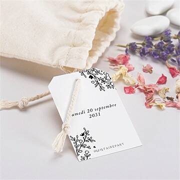 Pochon mariage  champetre van life - Mise en situation