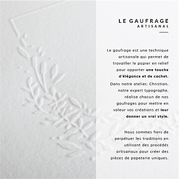 Faire-part de baptême glorieuse - Vue explicative
