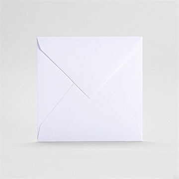 Enveloppe blanche carré