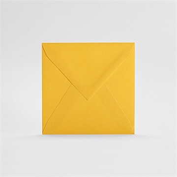 Enveloppe jaune petit carré