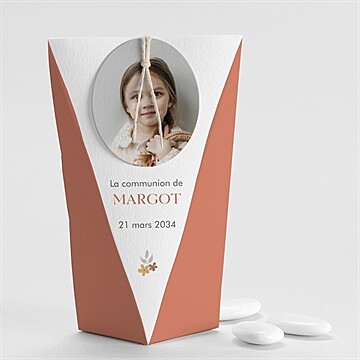 Boîte de dragées communion tout est grâce étui