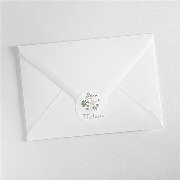 Sticker communion printanier - Mise en situation
