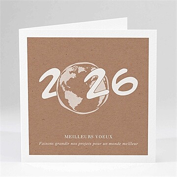 Carte de voeux durable