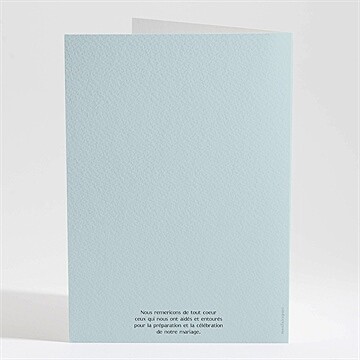 Livret de messe mariage so vinyle - Dos du livret