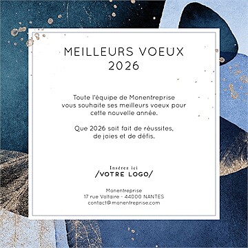 Carte de voeux virtuelle image entreprise graphiste