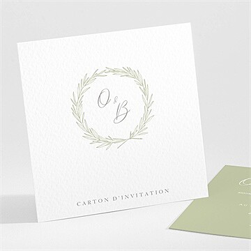 Carton d'invitation mariage réf. N301510