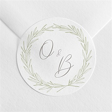 Sticker mariage tendre elegance étui
