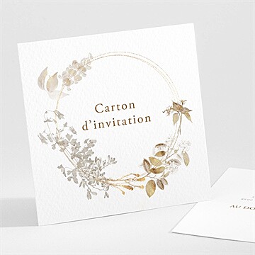 Carton d'invitation mariage réf. N301512