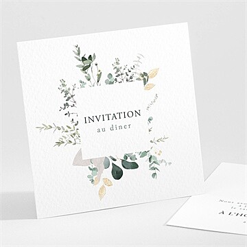 Carton d'invitation mariage réf. N301518