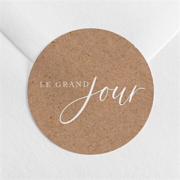 Sticker mariage notre absolu - Mise en situation