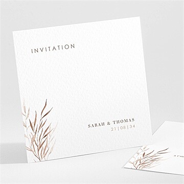 Carton d'invitation mariage réf. N301528