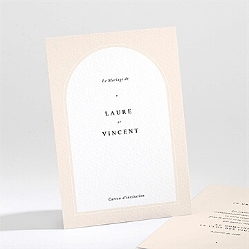 Carton d'invitation mariage volupté