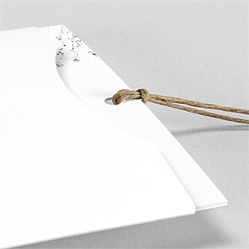 Faire-part mariage complicité pochette duo - Détail du faire-part