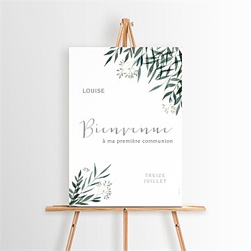 Panneau bienvenue touche champêtre