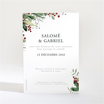 Save the Date mariage réf. N210219