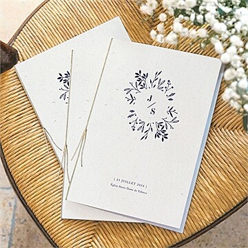 Livret de messe mariage notre idylle