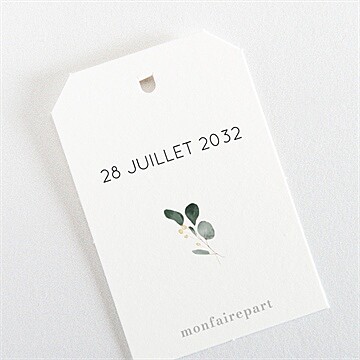 Etiquette mariage pastel - Dos de l'étiquette