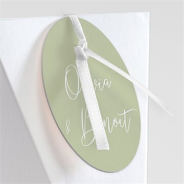 Boîte de dragées mariage tendre elegance étui - Détail de la boîte