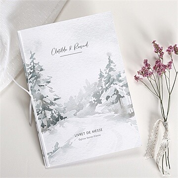 Livret de messe mariage montagnes
