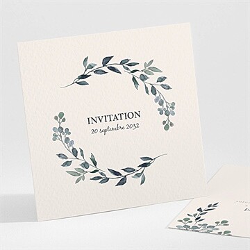 Carton d'invitation mariage réf. N301582