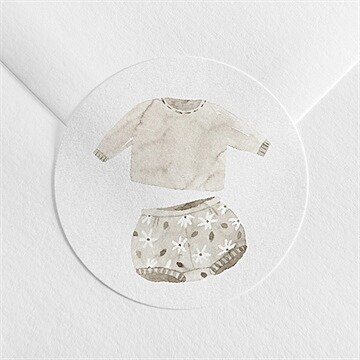 Sticker naissance bébé garçon