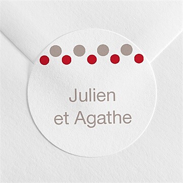 Sticker mariage humour original pochette duo