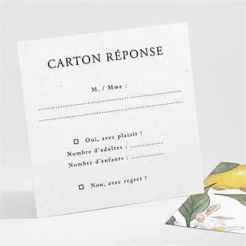 Carton réponse mariage réf. N301584