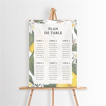 Plan de table mariage réf. N260358