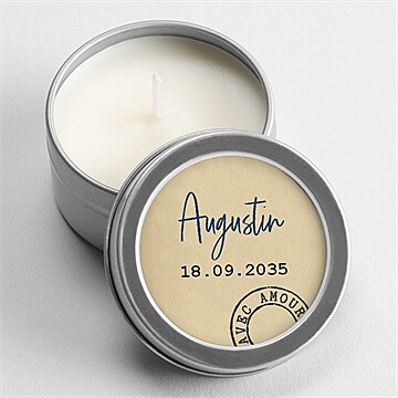 Bougie baptême télégramme baptême argent