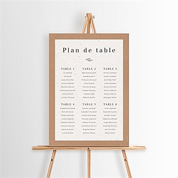 Plan de table mariage réf. N260363