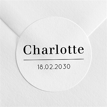 Sticker naissance tendre définition