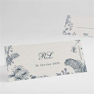Marque-place mariage tropiques