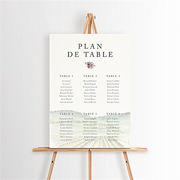 Plan de table mariage réf. N260381